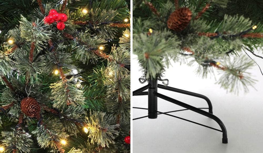 Christmas Tree 1.8m 6FT/ 2.1m 7FT LED Light Green
