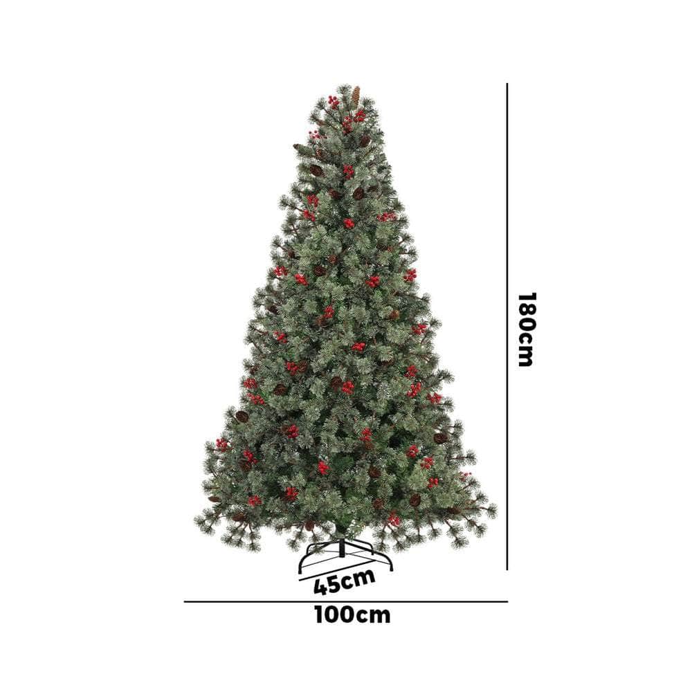 Christmas Tree 1.8m 6FT/ 2.1m 7FT LED Light Green