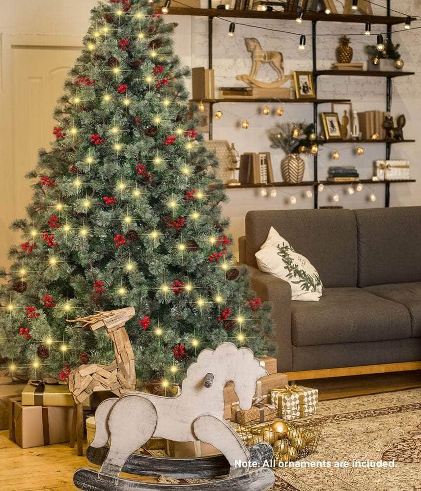 Christmas Tree 1.8m 6FT/ 2.1m 7FT LED Light Green