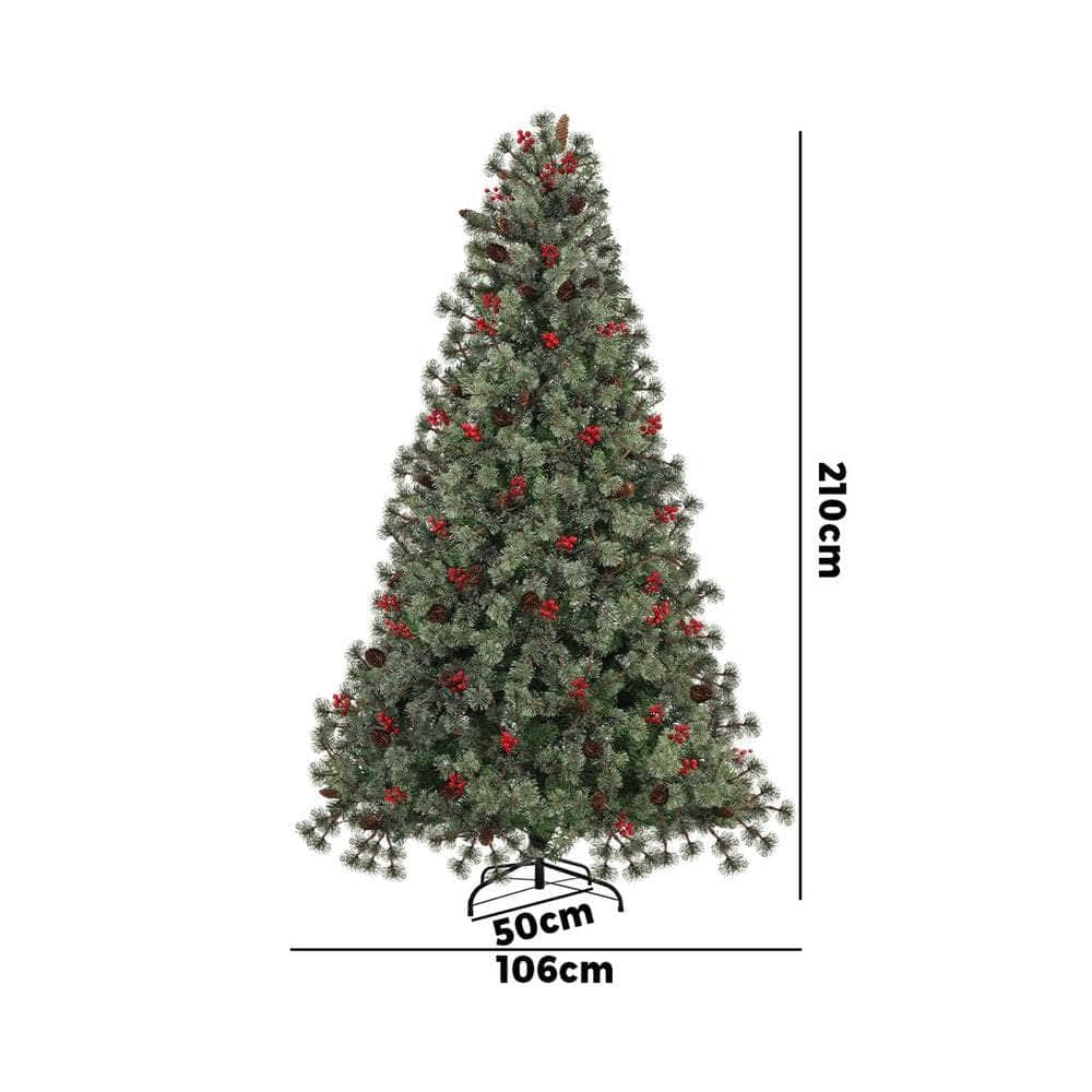 Christmas Tree 1.8m 6FT/ 2.1m 7FT LED Light Green