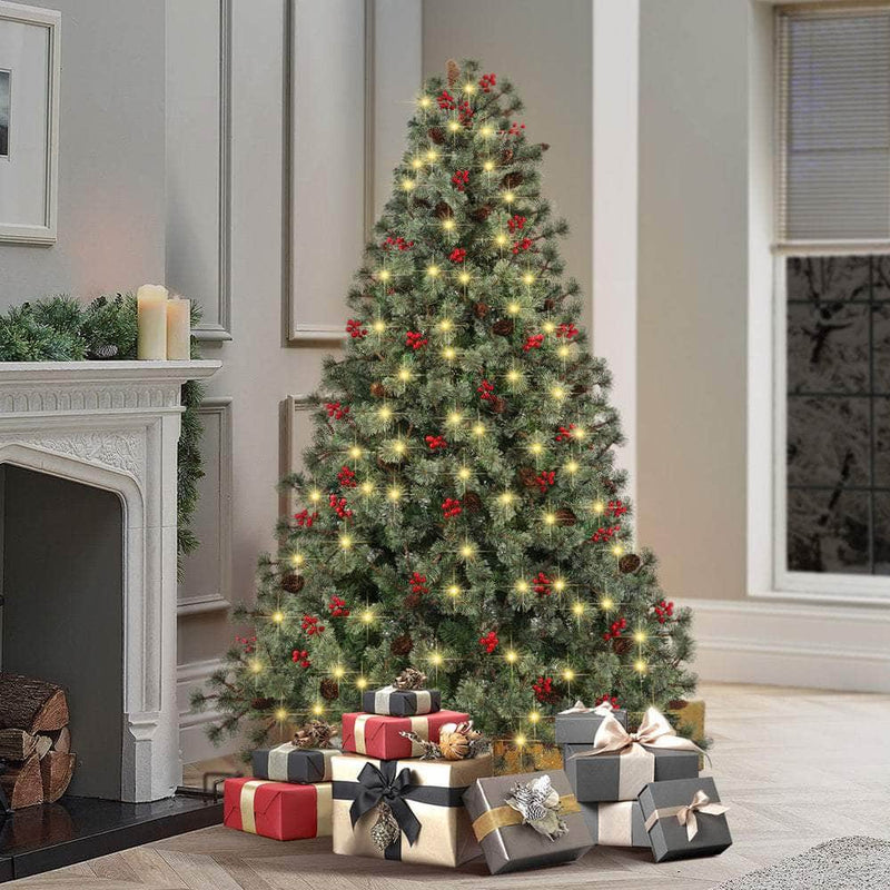 Christmas Tree 1.8m 6FT/ 2.1m 7FT LED Light Green with Christmas Tree - photo 17