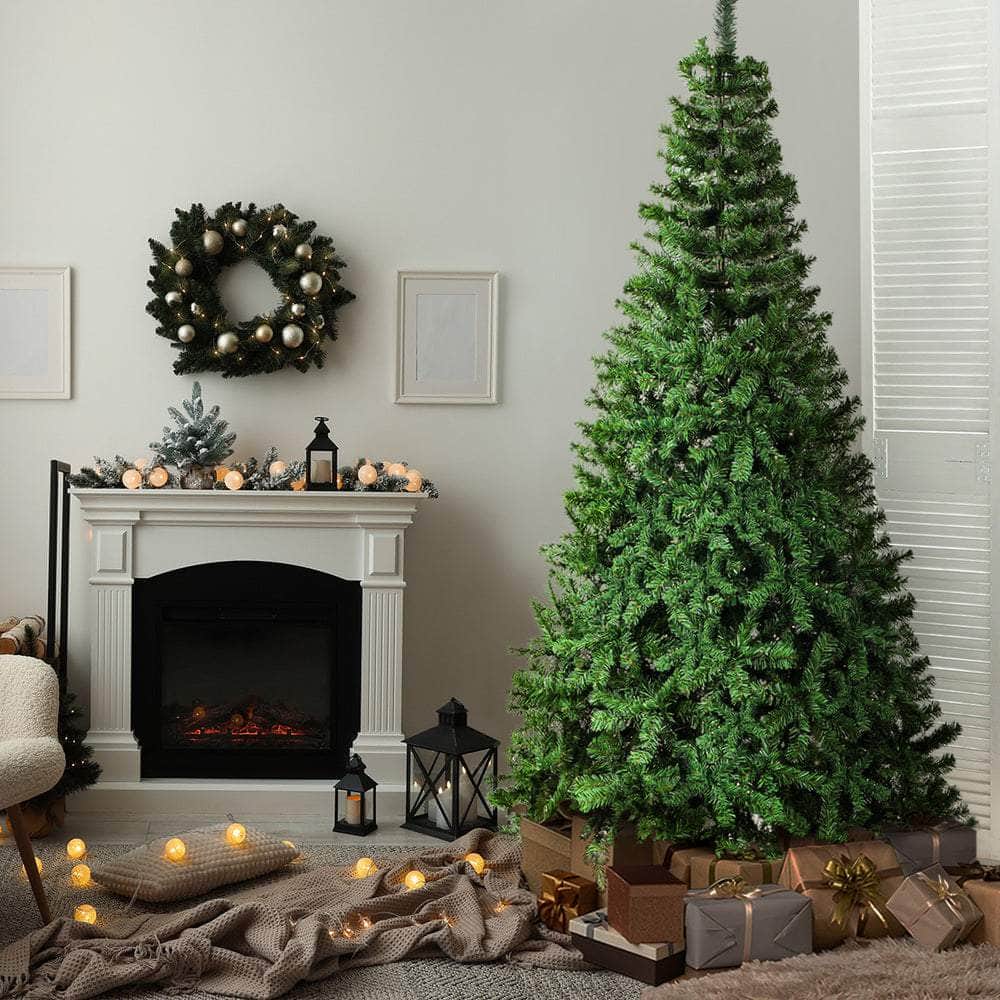 Christmas Tree 2.7M 9FT Green 1708 Tips Full Artificial Holiday Decor