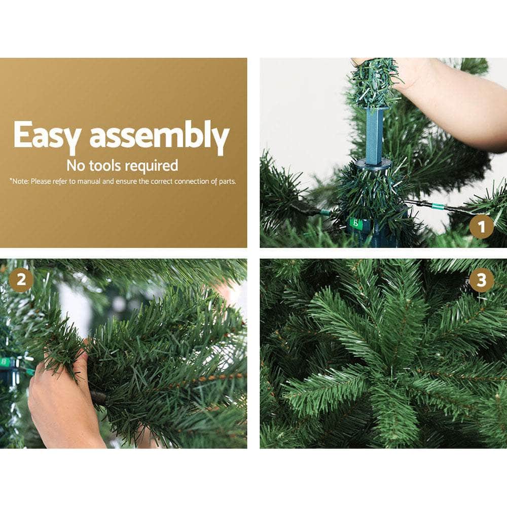Christmas Tree 2.7m Green Xmas Tree Decorations 1590 Tips