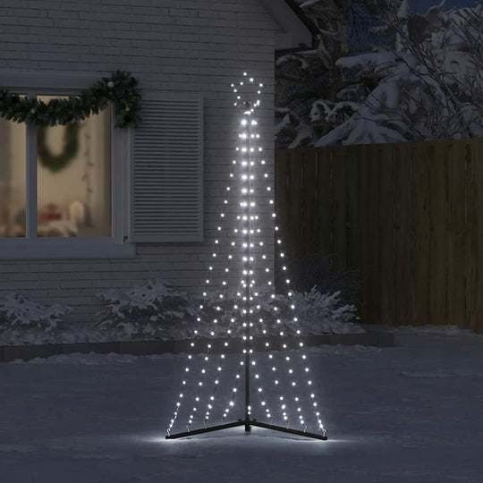 Christmas Tree Light 339 LEDs Cold White 182 cm | White colour