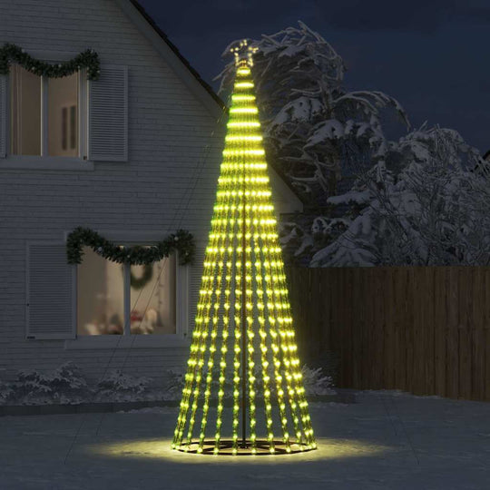Christmas Tree Light Cone 1028 LEDs Warm White 400 cm | White colour