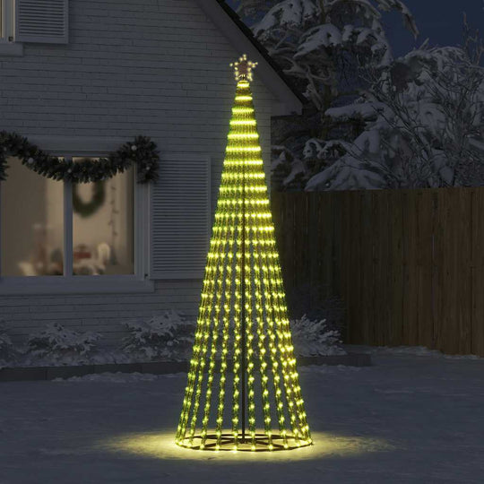 Christmas Tree Light Cone 475 LEDs White 250 cm | White colour