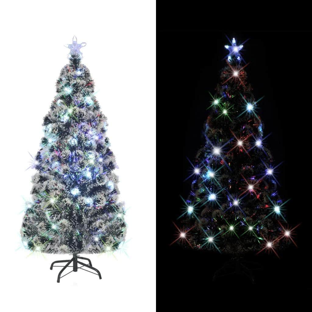 Christmas Tree with LEDs Green and White