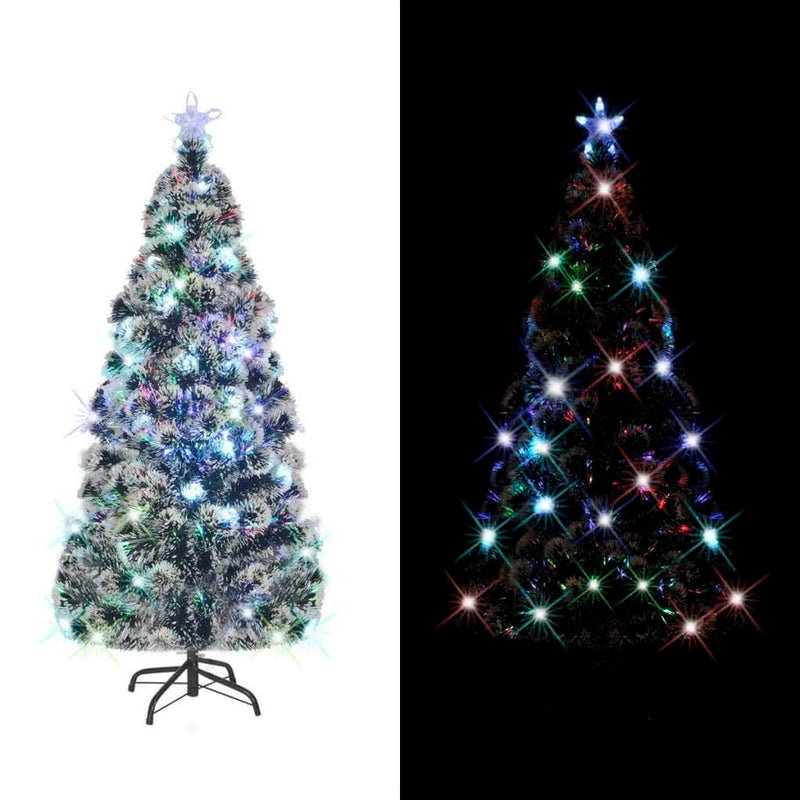 Christmas Tree with LEDs Green and White