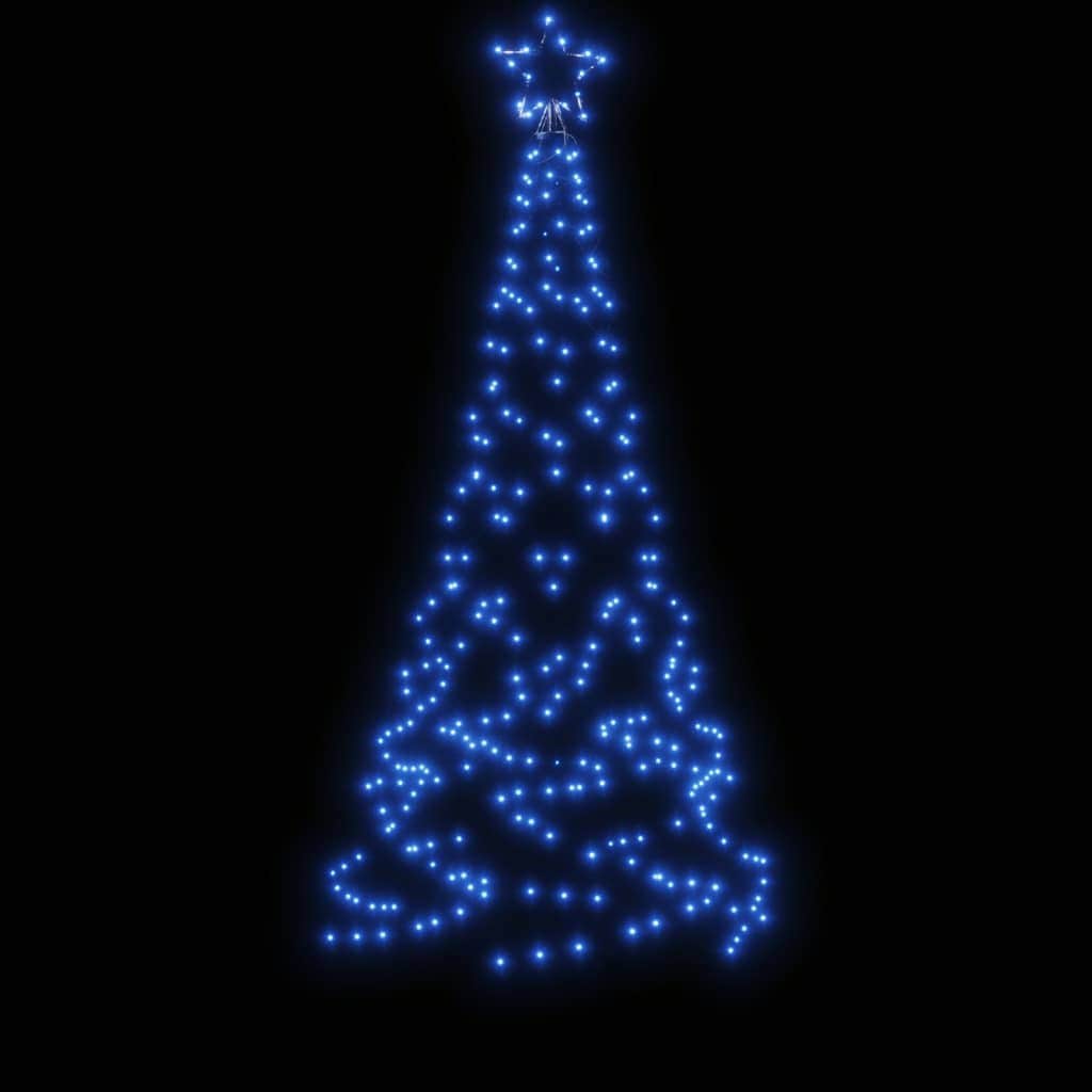 Christmas Tree with Spike Blue 200 LEDs 180 cm