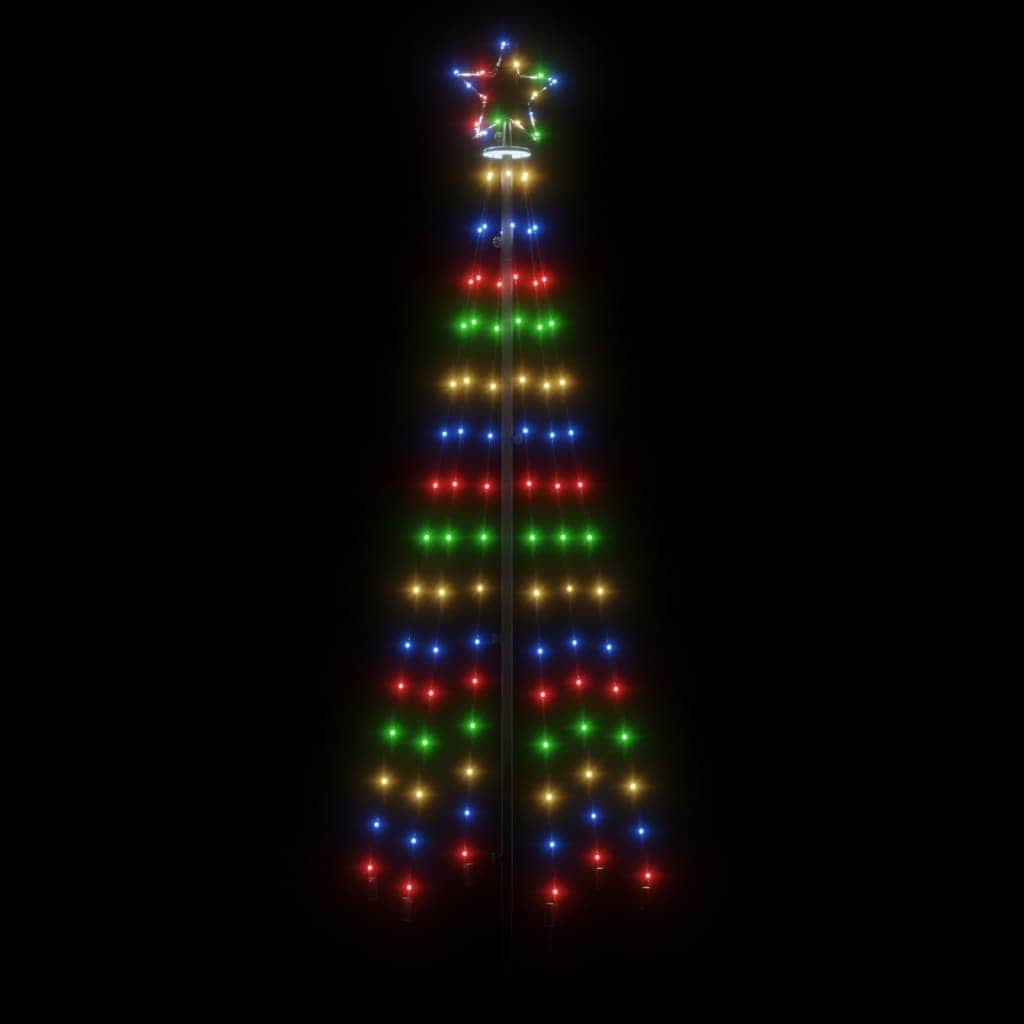 Christmas Tree with Spike Colourful 108 LEDs