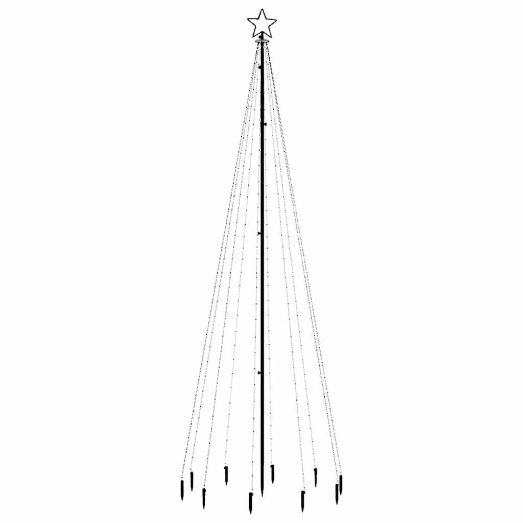 Christmas Tree with Spike Colourful 310 LEDs 300 cm