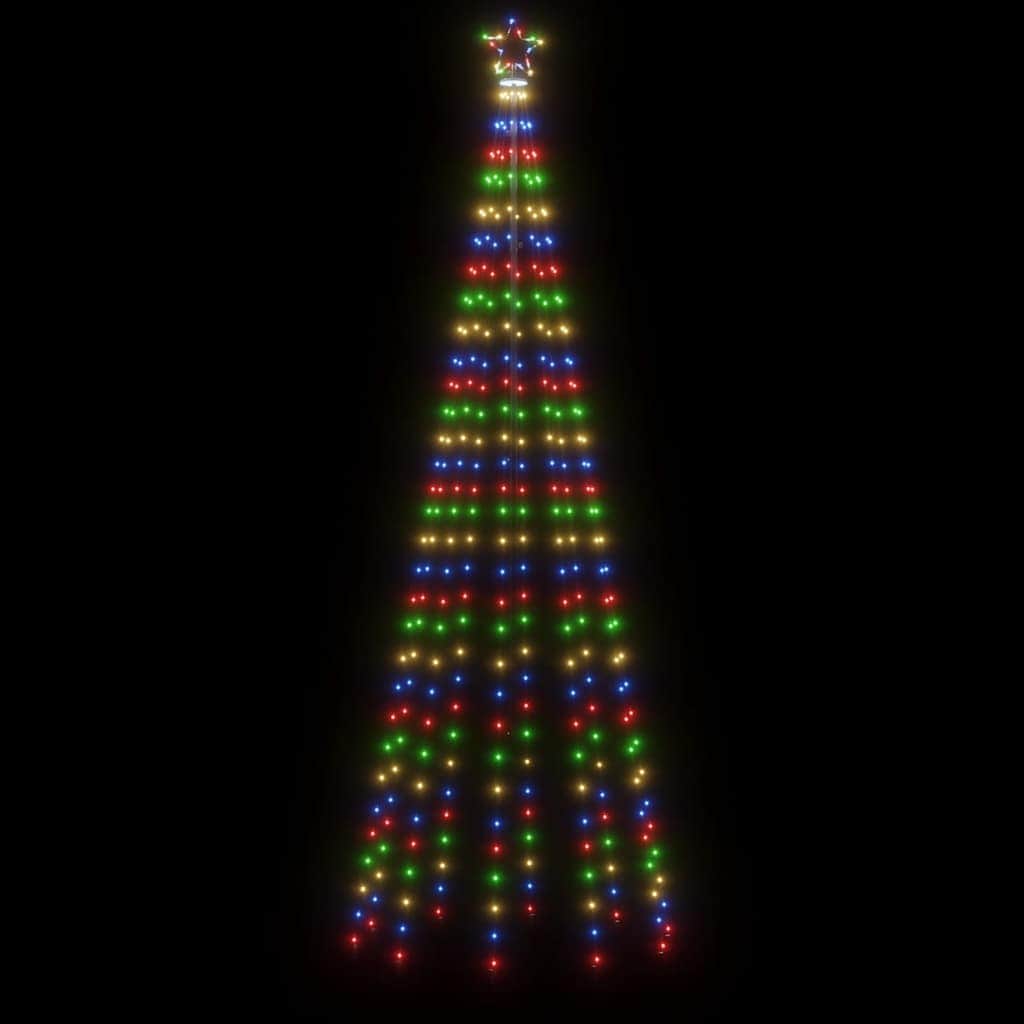Christmas Tree with Spike Colourful 310 LEDs 300 cm