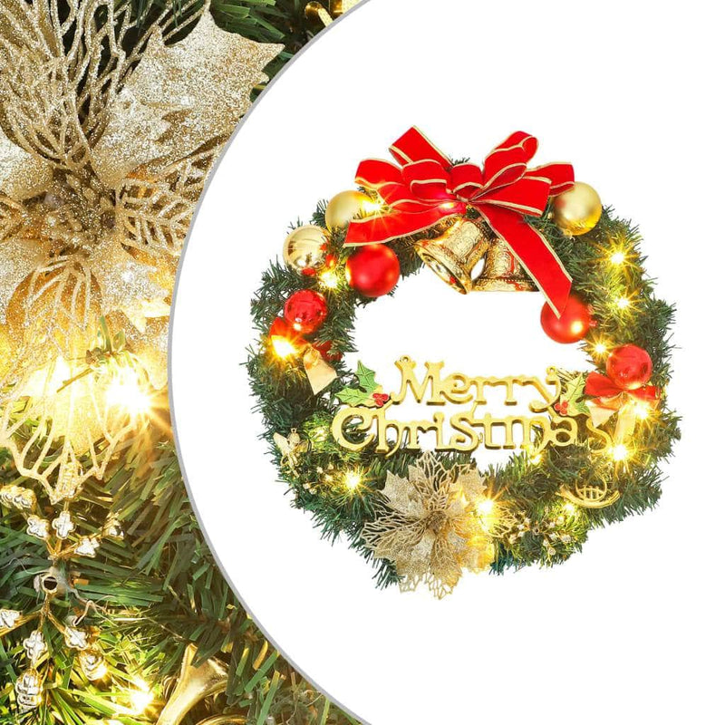 Christmas Wreath with 35 LEDs Green
