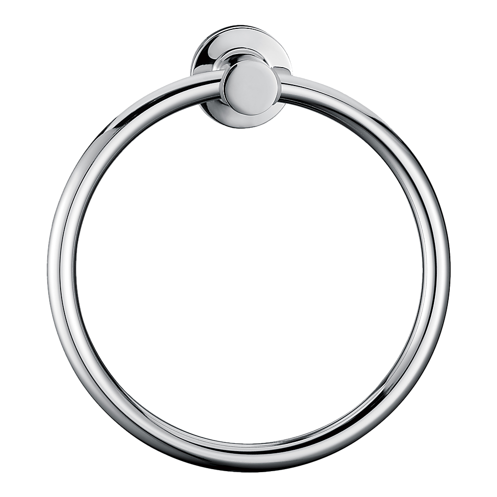 Classic Chrome Towel Rail Ring Bathroom