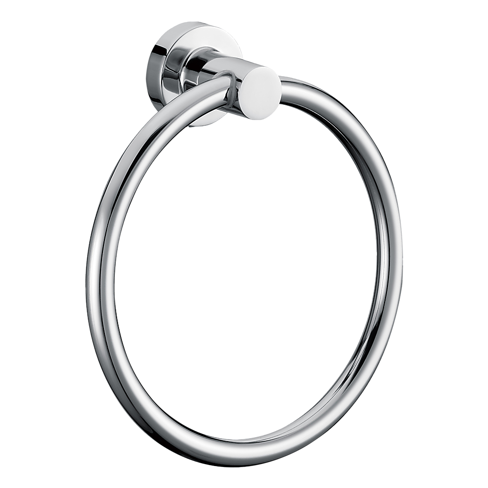 Classic Chrome Towel Rail Ring Bathroom