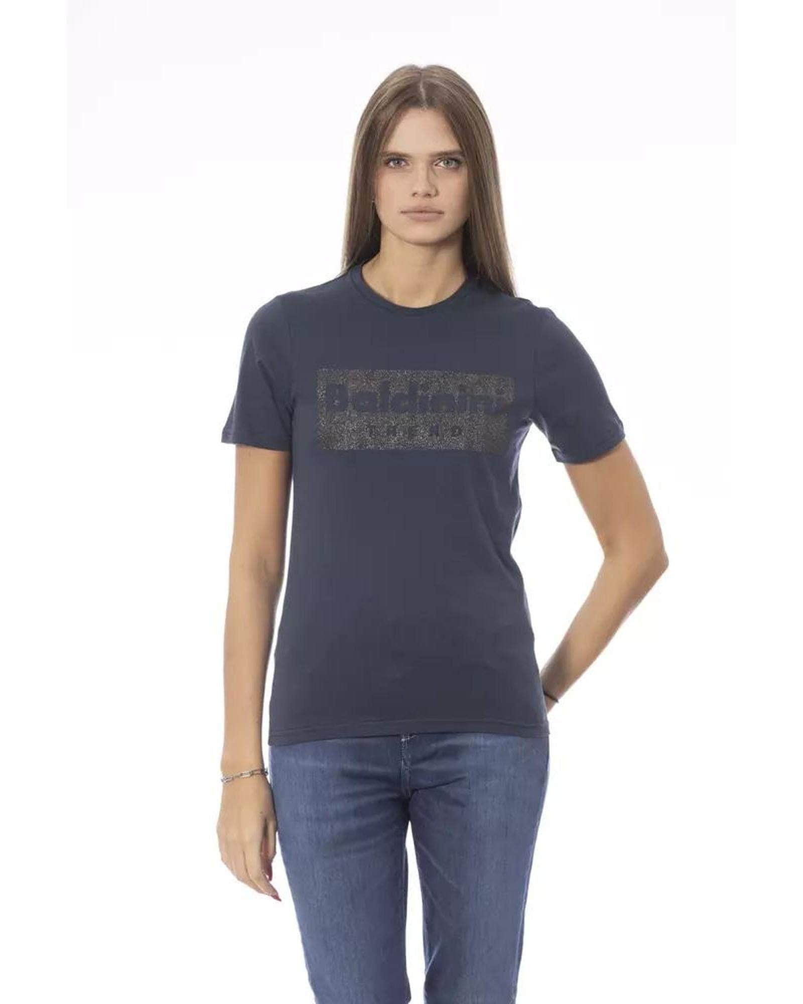 Classic Comfort Baldinini Trend Blue/White/Pink/Yellow Cotton T-Shirt