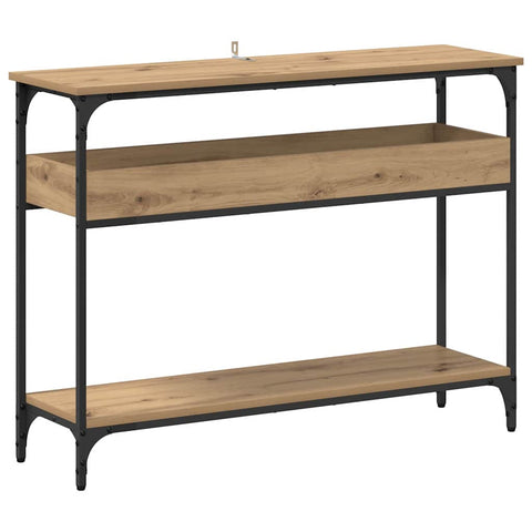 Classic Console Table Artisan oak Engineered wood - Sturdy Frame