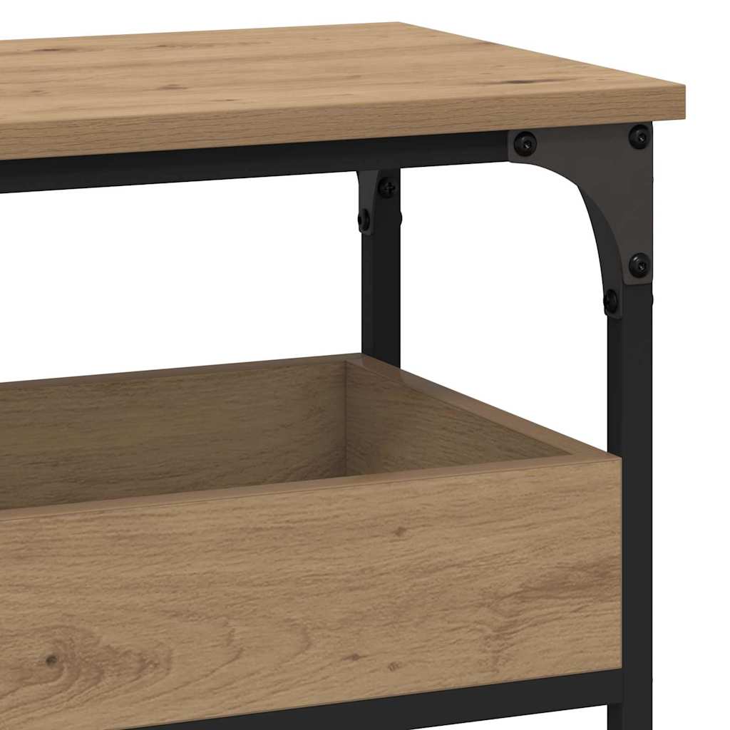 Classic Console Table Artisan oak Engineered wood - Sturdy Frame