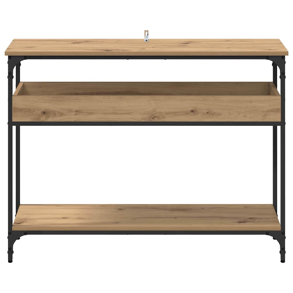 Classic Console Table Artisan oak Engineered wood - Sturdy Frame