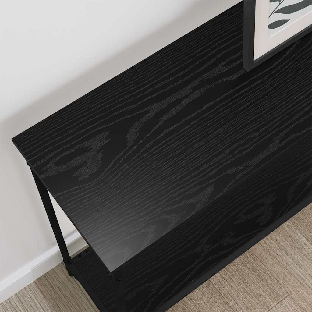 Classic Console Table Black oak  Engineered wood - Soft Upholstery