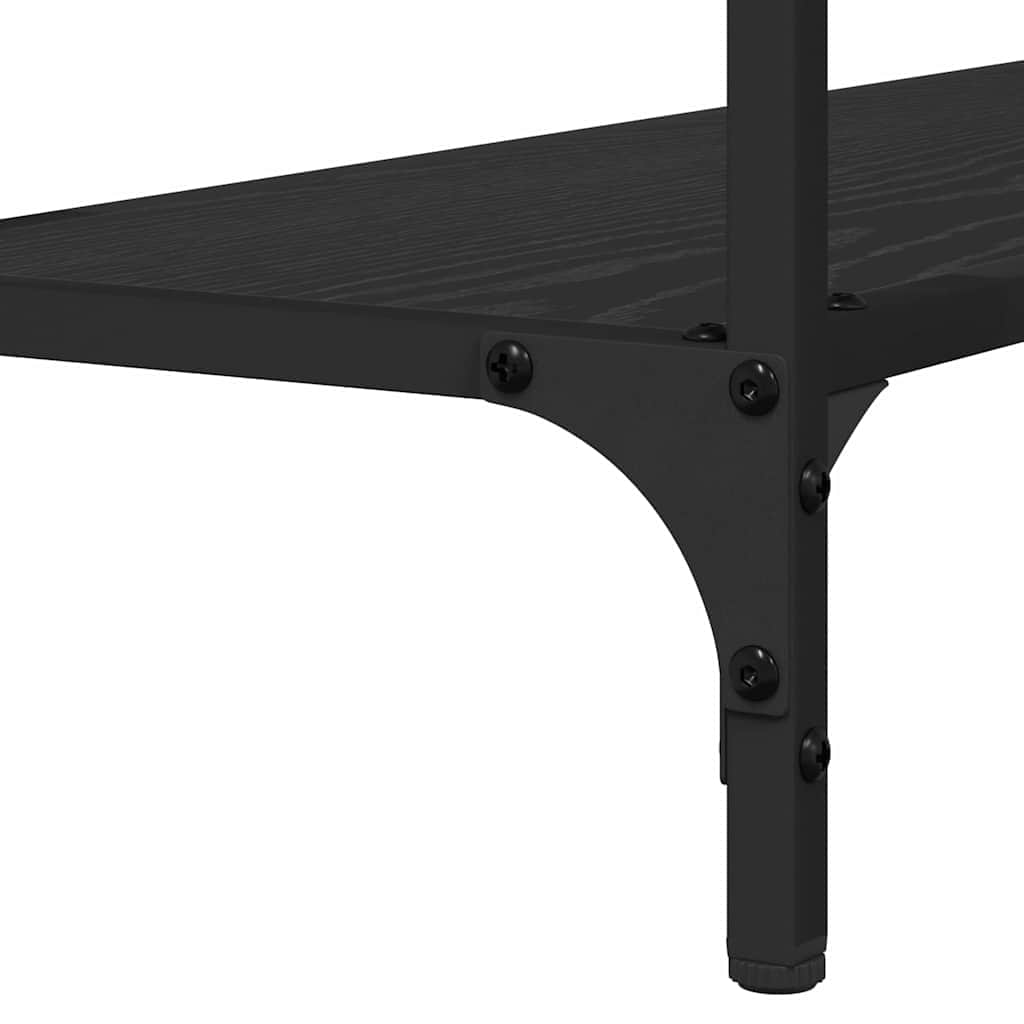 Classic Console Table Black oak  Engineered wood - Soft Upholstery
