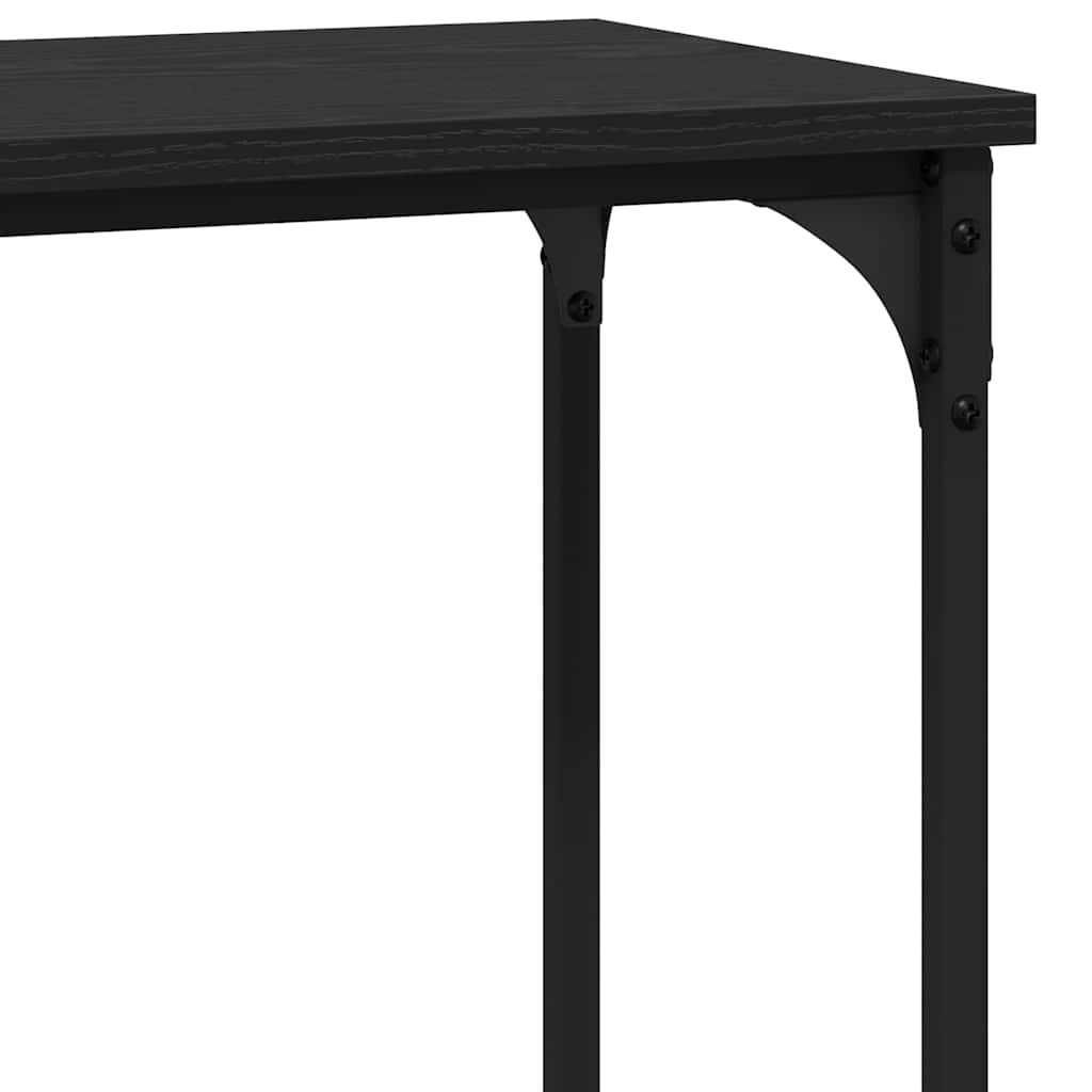 Classic Console Table Black oak  Engineered wood - Soft Upholstery