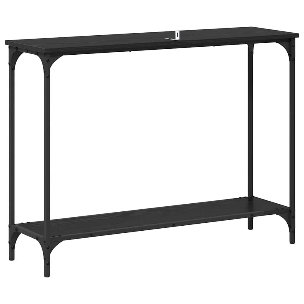 Classic Console Table Black oak  Engineered wood - Soft Upholstery
