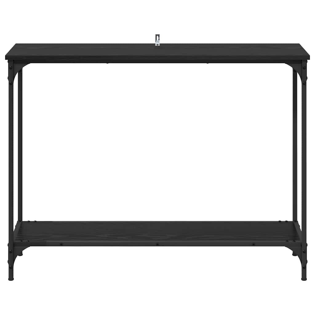 Classic Console Table Black oak  Engineered wood - Soft Upholstery