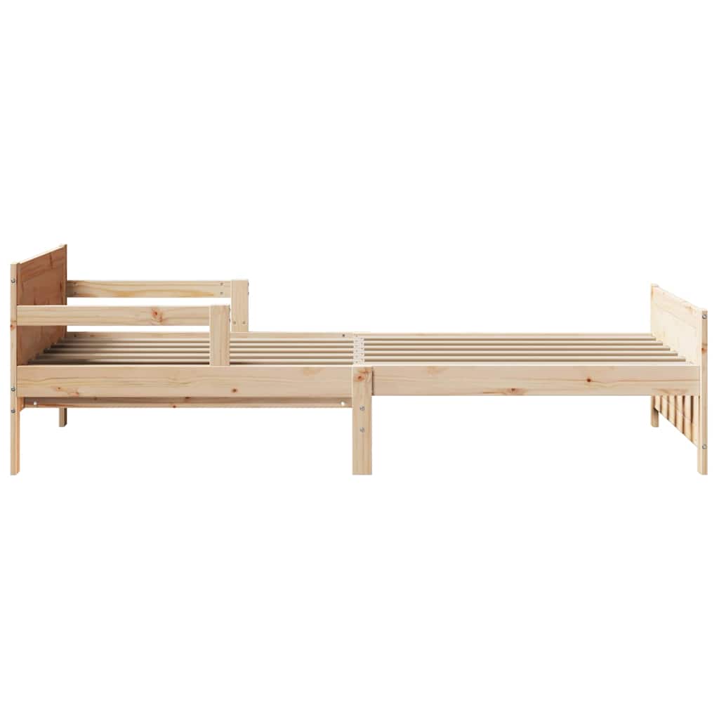 Classic Extendable Bed Frame for Kids Other Brown - Sturdy Frame