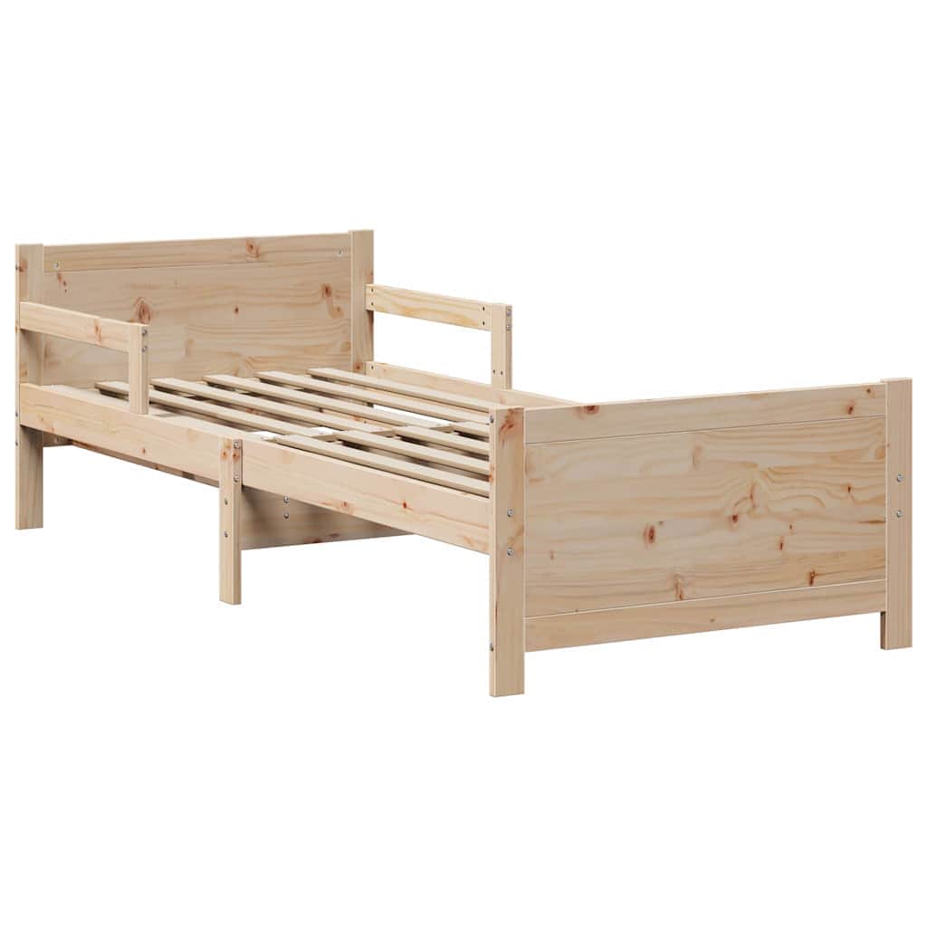 Classic Extendable Bed Frame for Kids Other Brown - Sturdy Frame