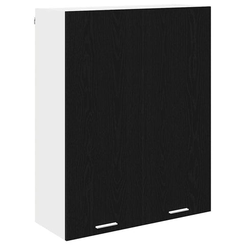 Classic Hanging Cabinet Riga Black Oak Engineered Wood - Premium