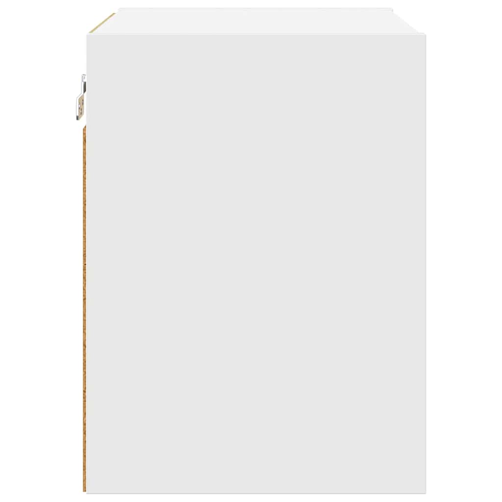 Classic Hanging Cabinet Riga White Engineered Wood - Designer Finish