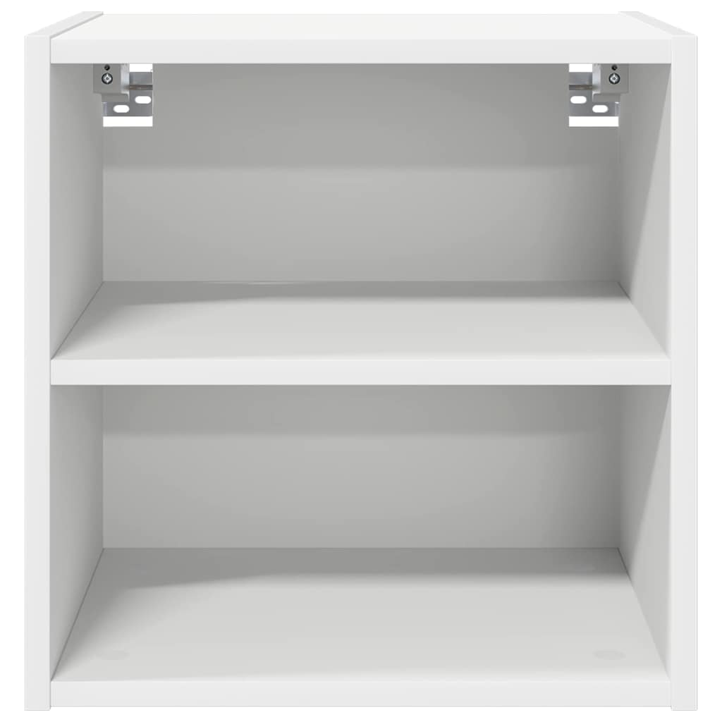 Wood finish - Classic Hanging Cabinet Riga White Engineered Wood - Designer Finish