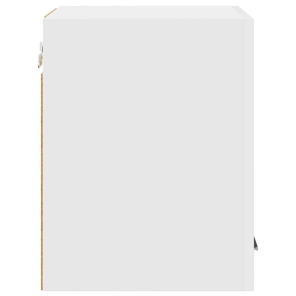 Classic Hanging Cabinet with Shelf Riga 2 pcs White - Space-Saving