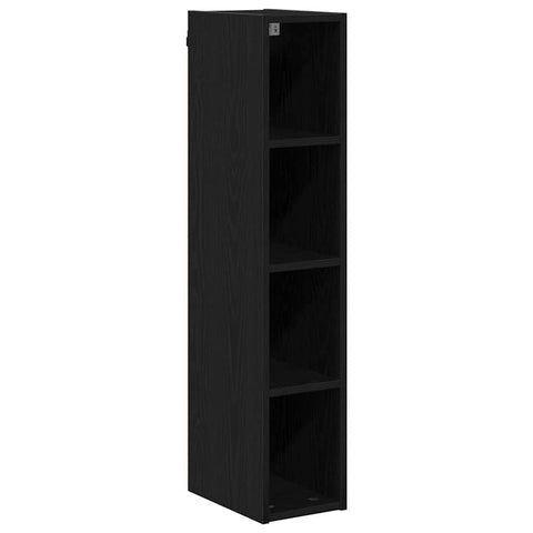Classic Hanging Cabinet with Shelf Riga Black Oak - Soft Upholstery