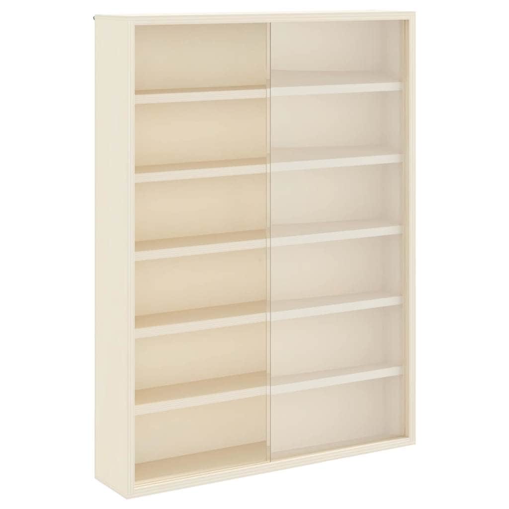 Brown colour - Classic Wooden Collector's Display Case Brown Plywood - Soft