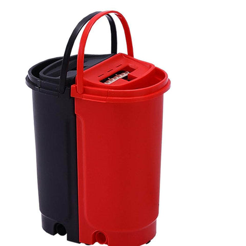 Cleanflo Flat Mop Bucket Cleaner Stainless Black