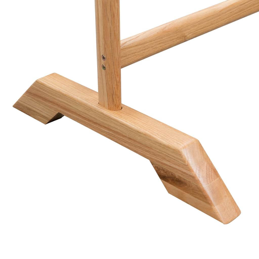 Clothes Rack Solid Oak Wood