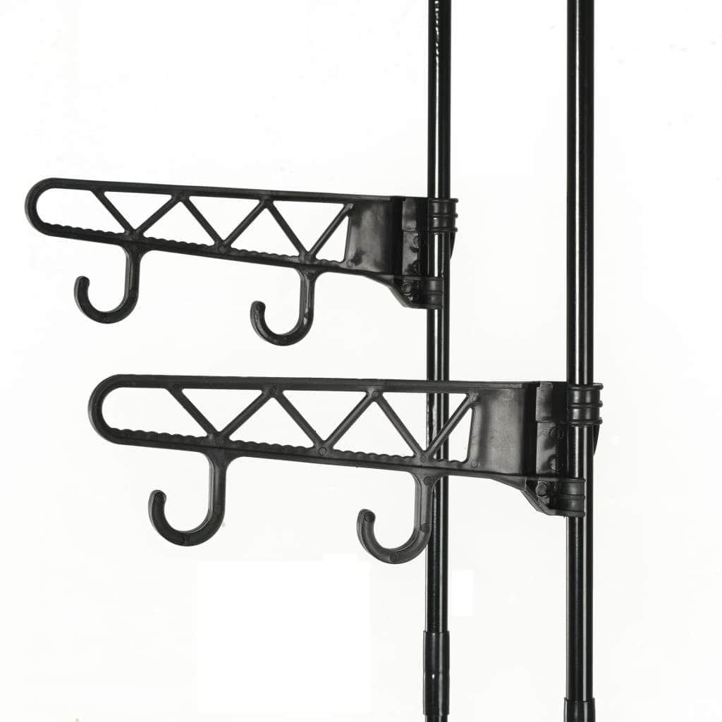 Clothes Rack Steel & Non-woven Fabric Black