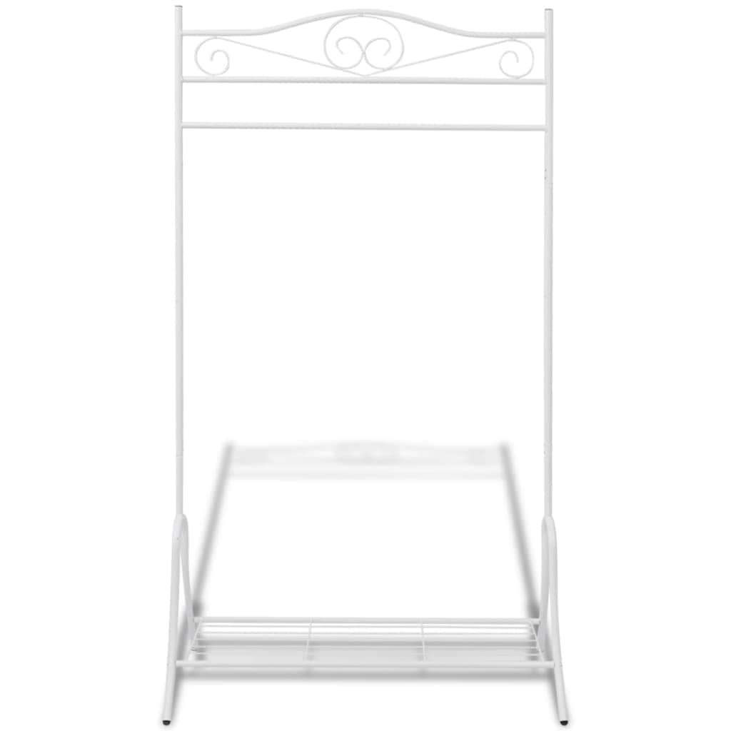 Clothing Rack White Steel