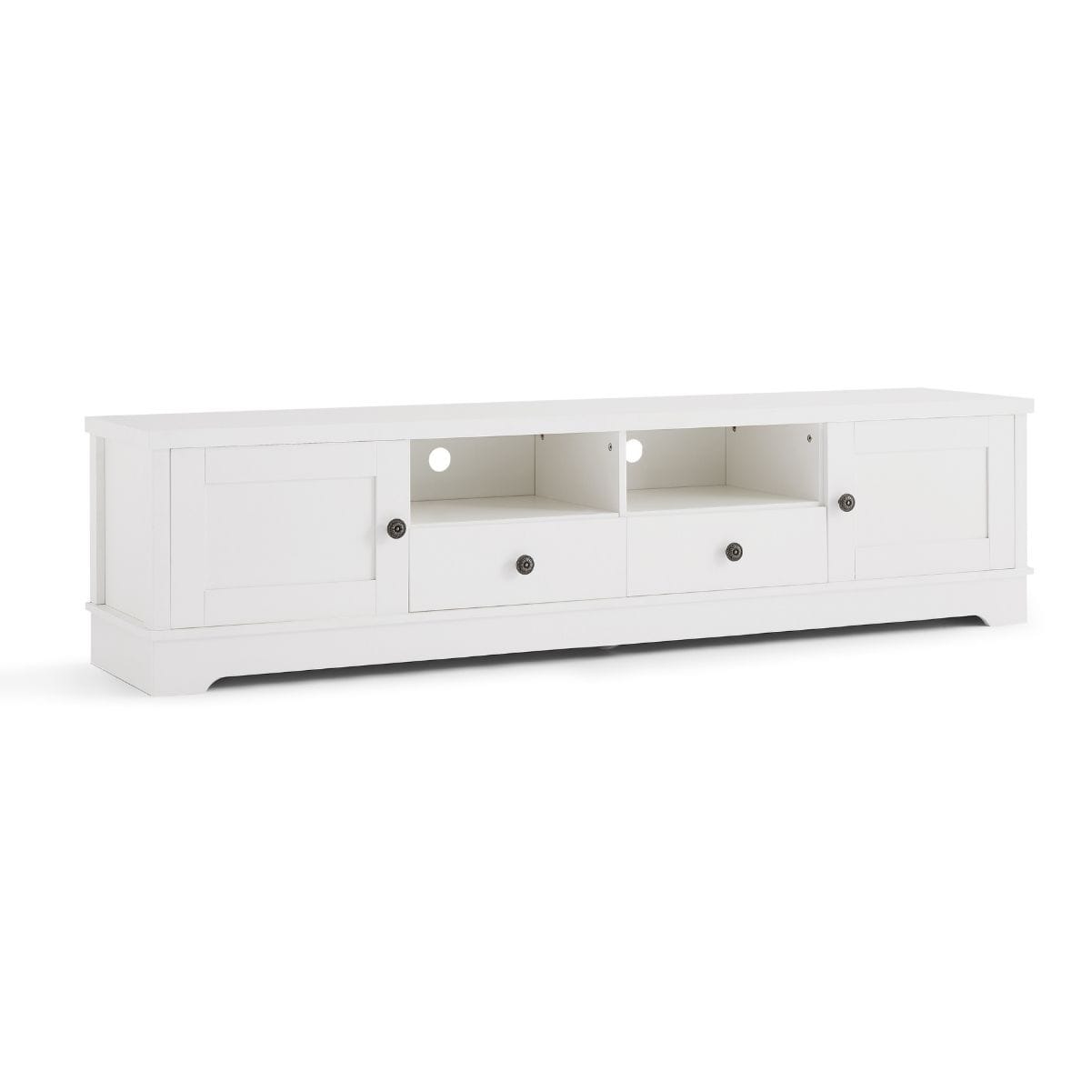 Coastal White 180cm Entertainment Unit: Perfect for Your Stylish Home