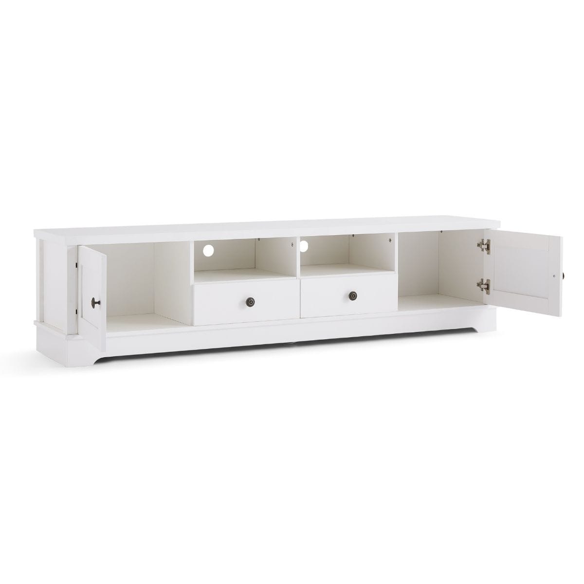 Coastal White 180cm Entertainment Unit: Perfect for Your Stylish Home