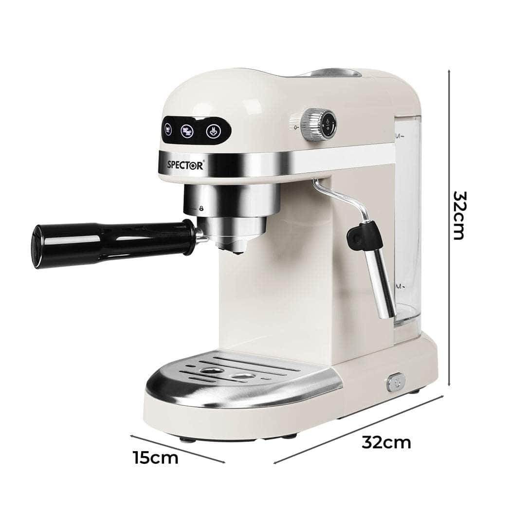 Coffee Maker Machine Espresso Milk White