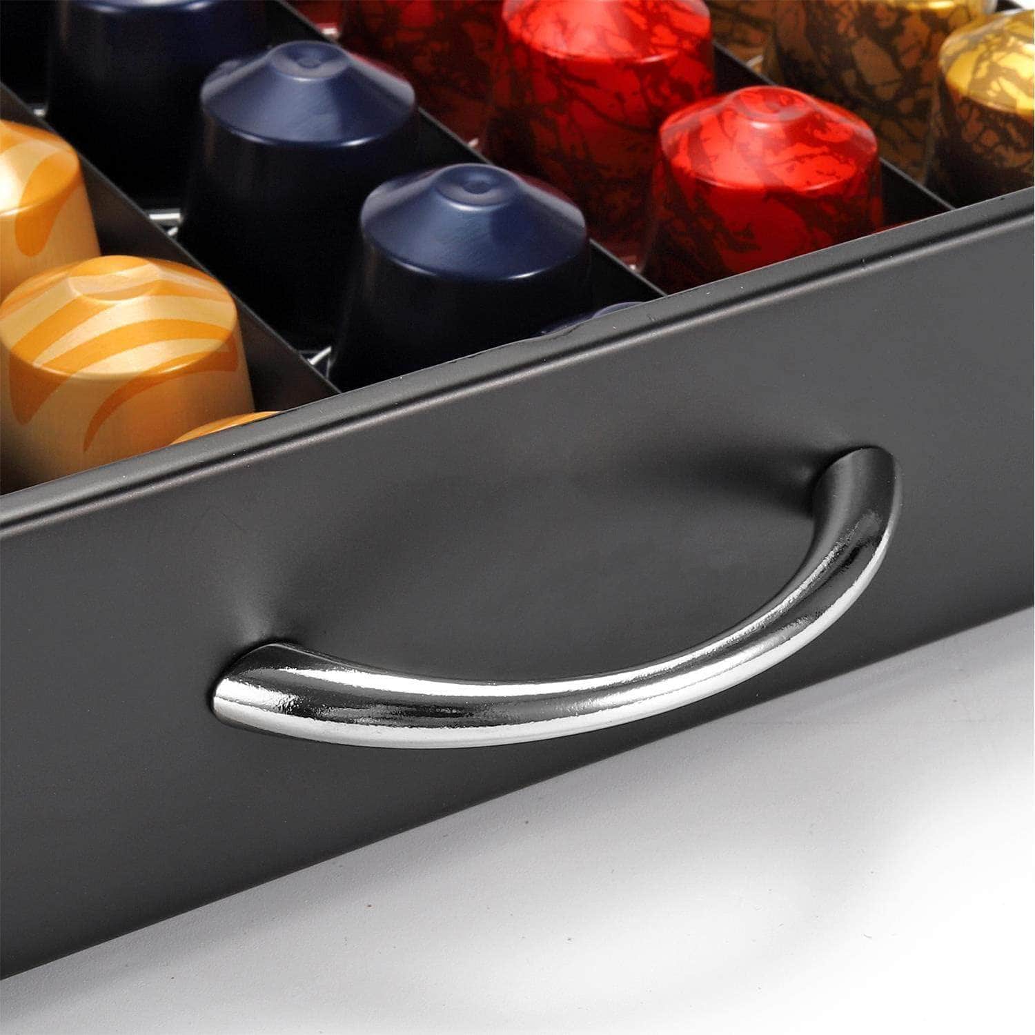 Coffee Pods Holder Storage Drawer Compatible with 60 Nespresso Pods