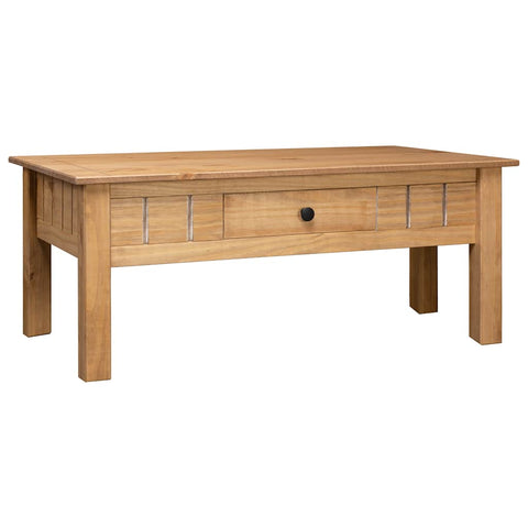 Coffee Table 100x60x45cm Solid Pine Wood Panama Range Living Room Table