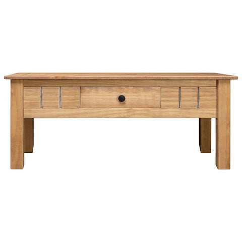 Coffee Table 100x60x45cm Solid Pine Wood Panama Range Living Room Table