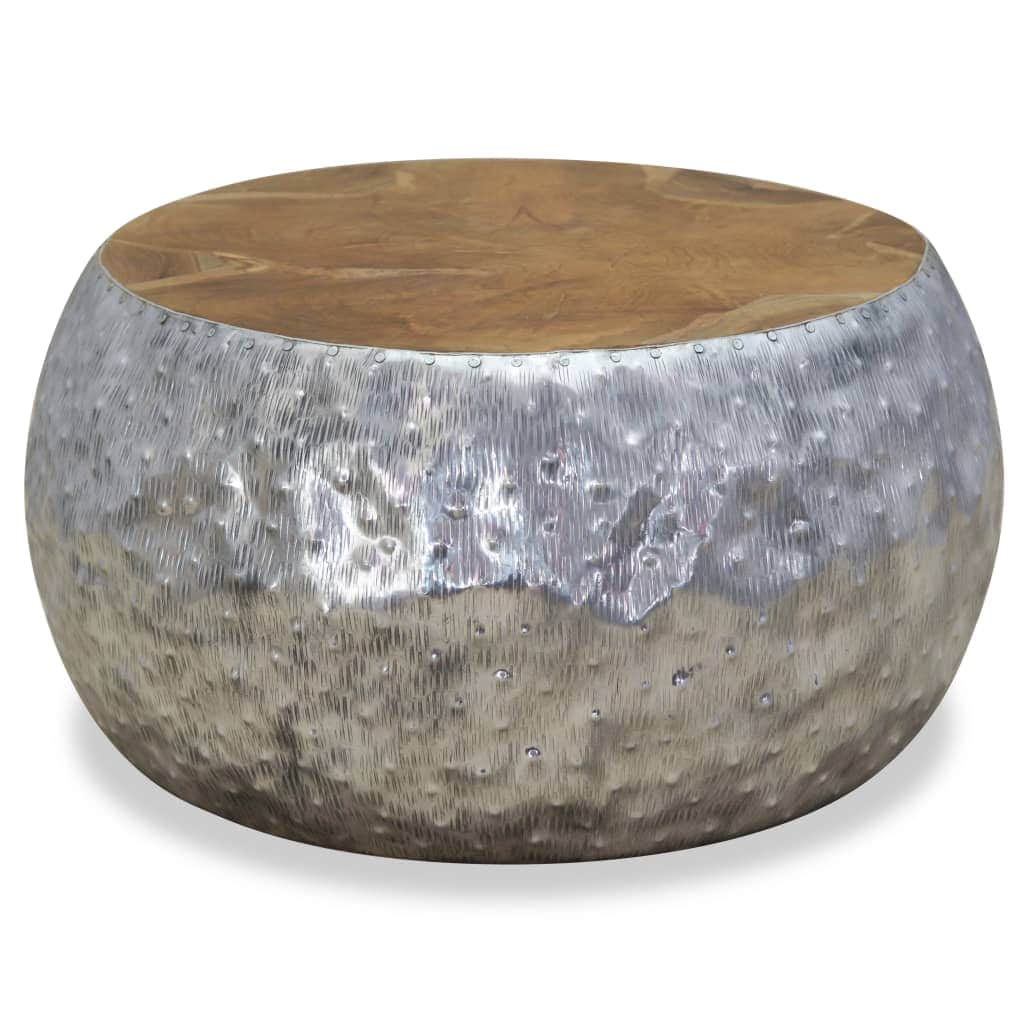Coffee Table Aluminium Teak