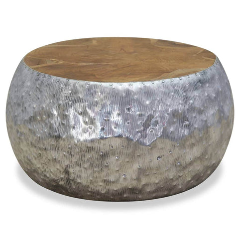 Coffee Table Aluminium Teak