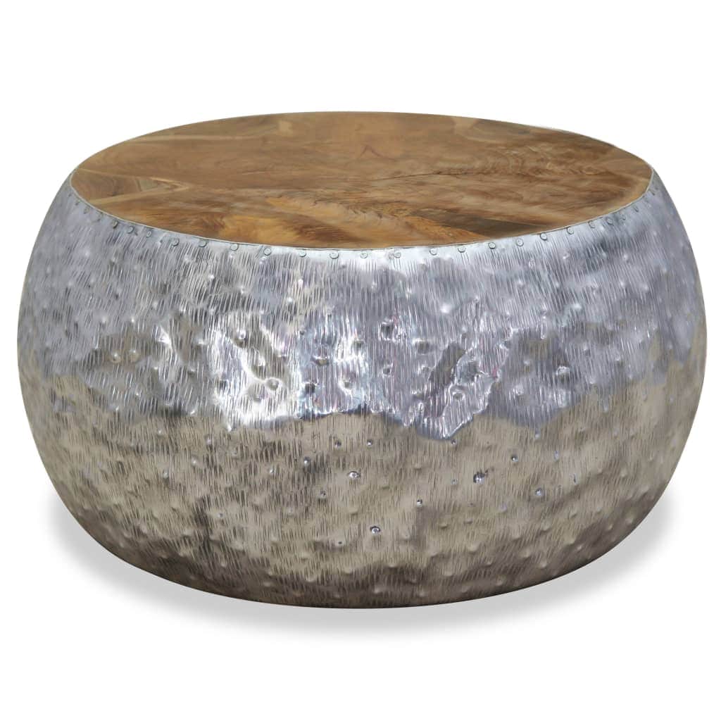 Coffee Table Aluminium Teak