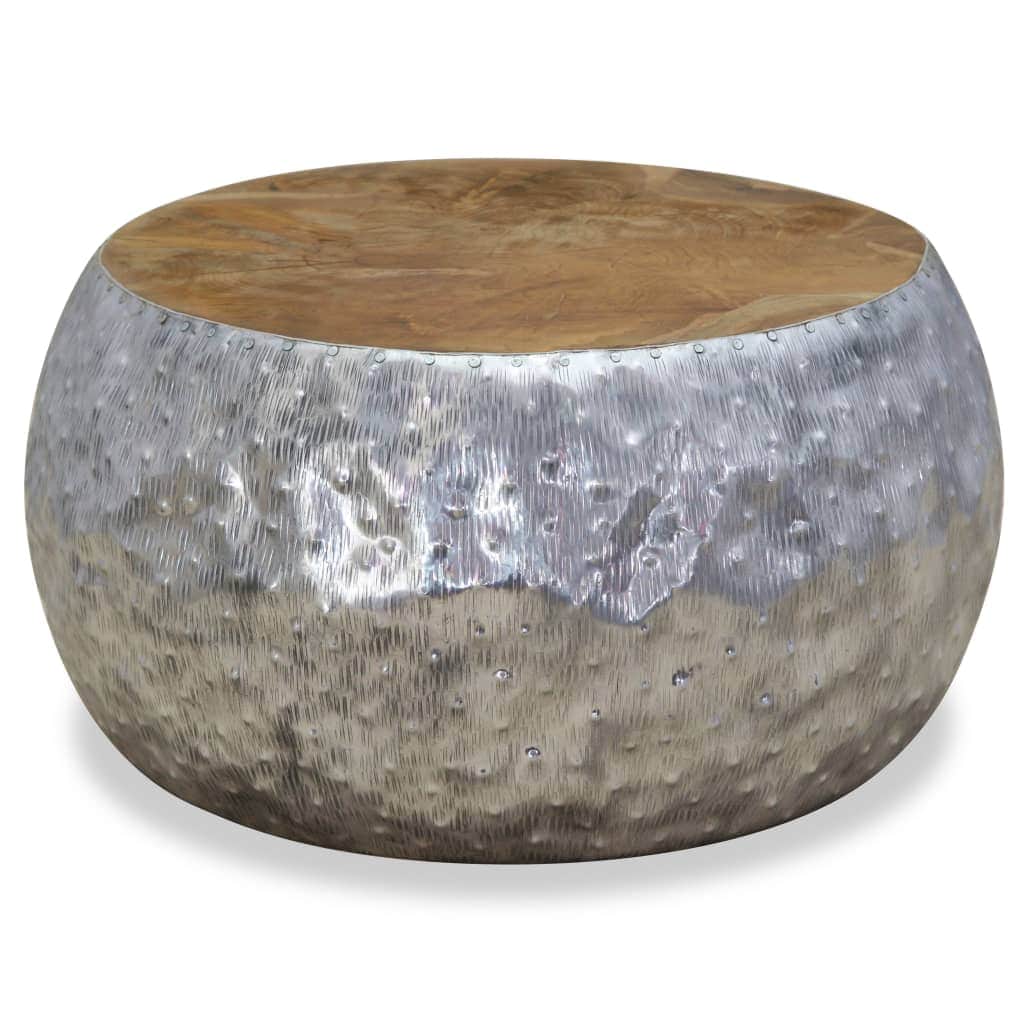 Coffee Table Aluminium Teak